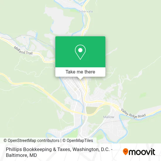 Phillips Bookkeeping & Taxes map