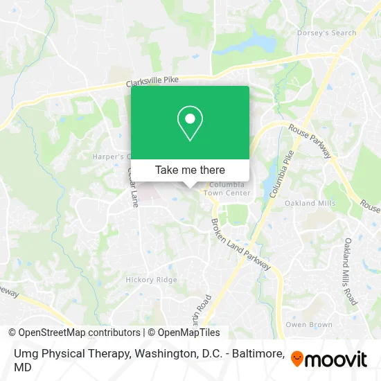 Umg Physical Therapy map