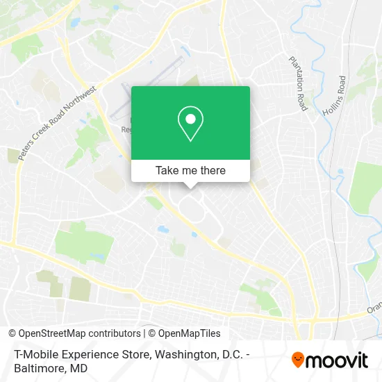 T-Mobile Experience Store map