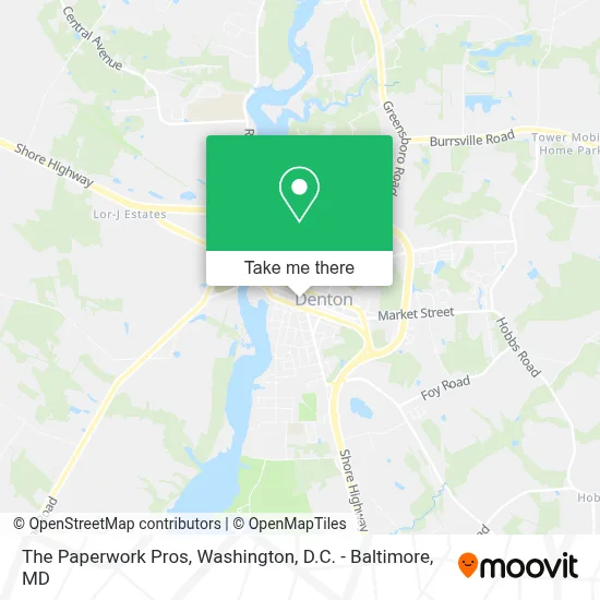 The Paperwork Pros map