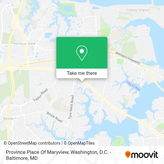 Province Place Of Maryview map