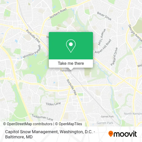 Capitol Snow Management map