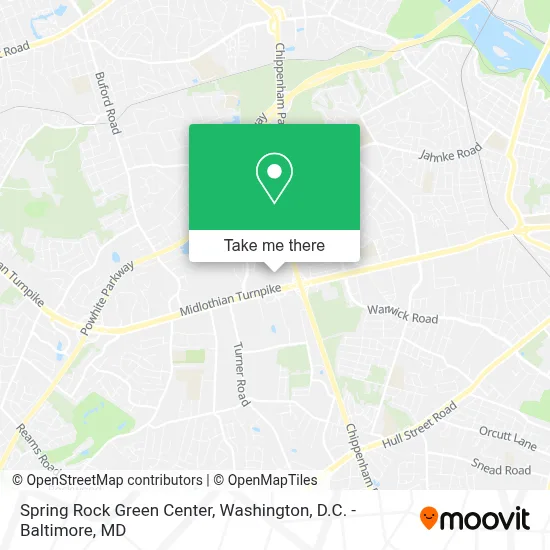Spring Rock Green Center map