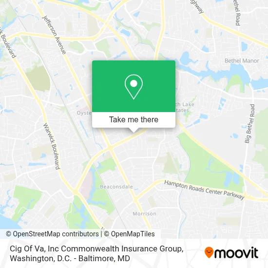 Cig Of Va, Inc Commonwealth Insurance Group map