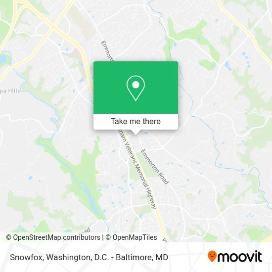 Snowfox map