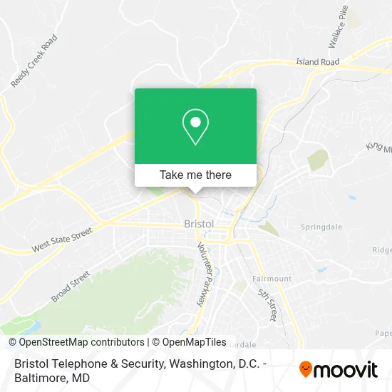 Bristol Telephone & Security map