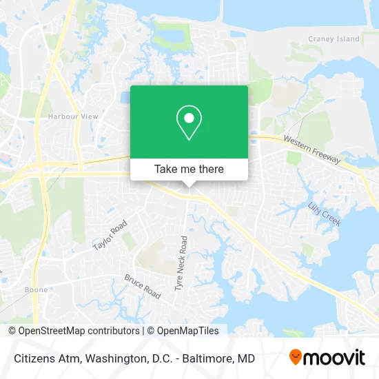 Citizens Atm map