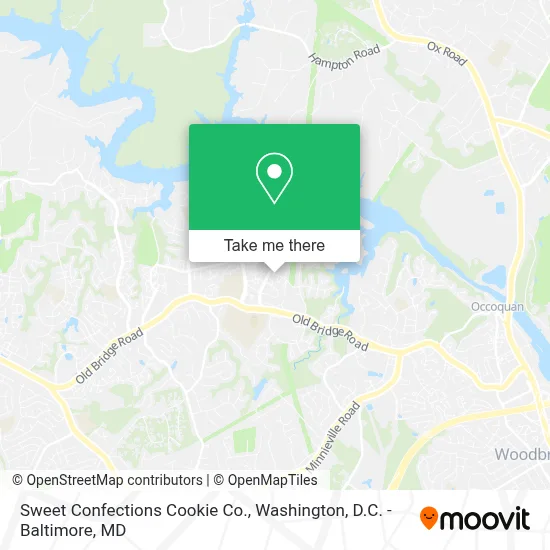 Sweet Confections Cookie Co. map