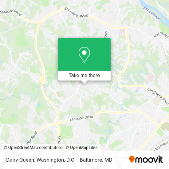 Dairy Queen map