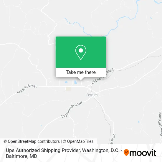 Ups Authorized Shipping Provider map