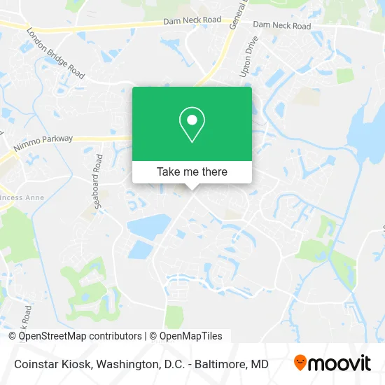 Coinstar Kiosk map