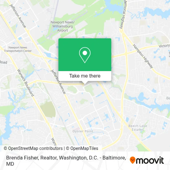Brenda Fisher, Realtor map