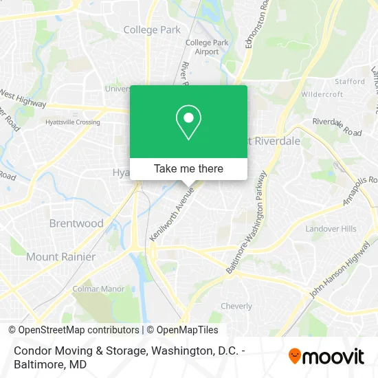 Condor Moving & Storage map