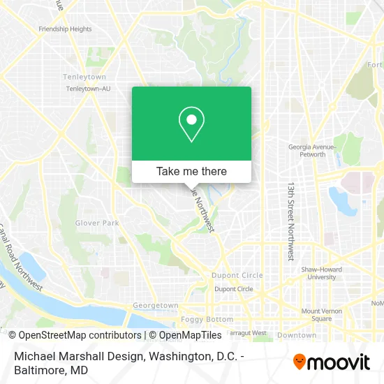 Michael Marshall Design map