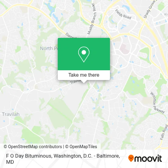 F O Day Bituminous map