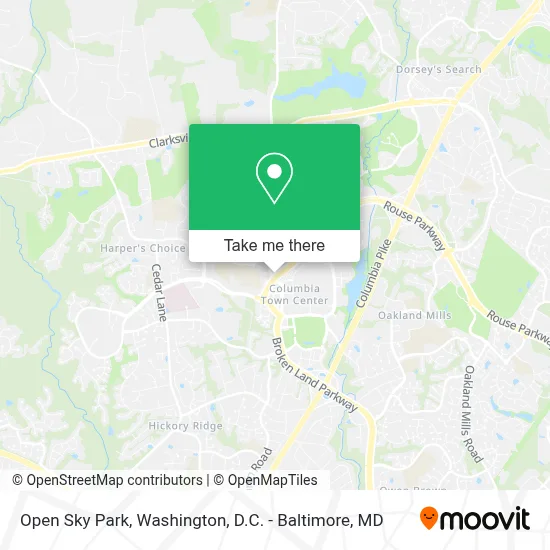 Open Sky Park map
