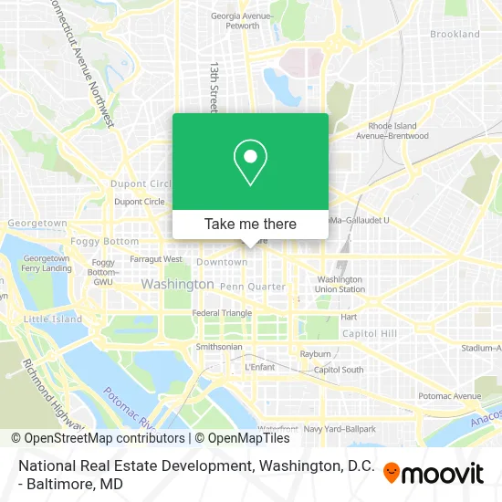 National Real Estate Development map
