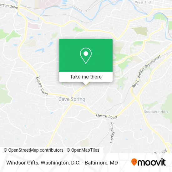 Windsor Gifts map