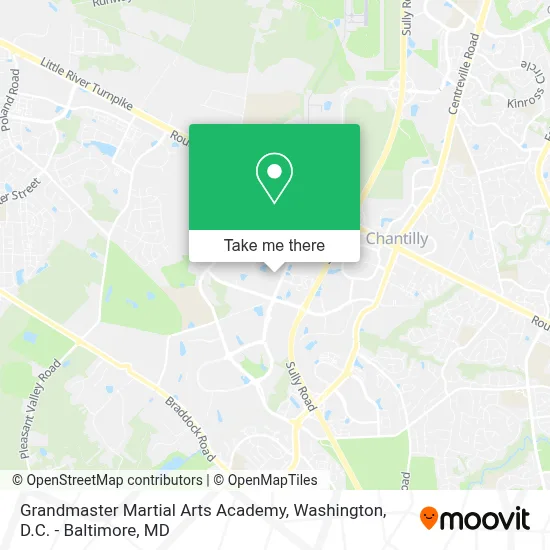 Grandmaster Martial Arts Academy map