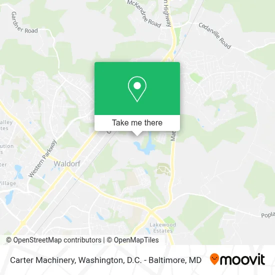 Carter Machinery map