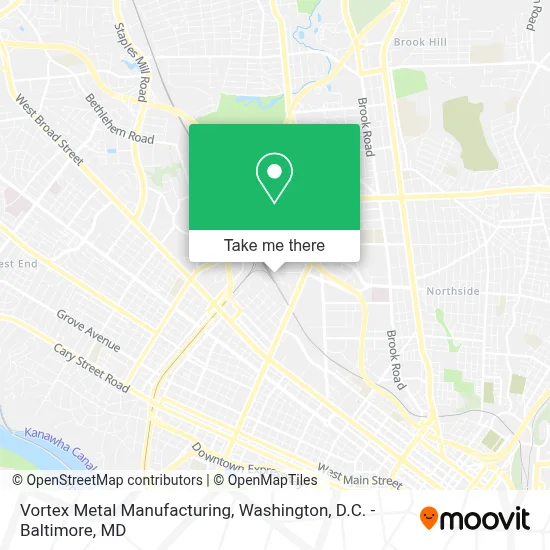Vortex Metal Manufacturing map