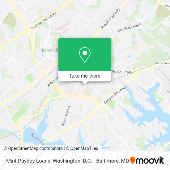 Mint Payday Loans map