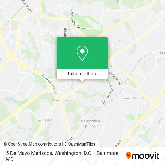 5 De Mayo Mariscos map