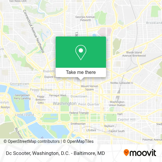 Dc Scooter map
