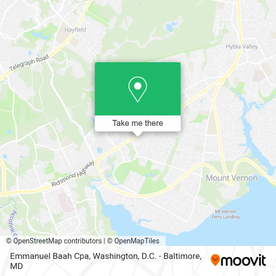 Emmanuel Baah Cpa map