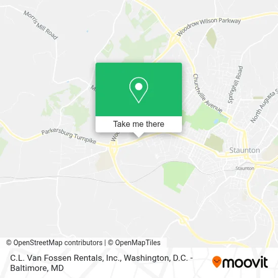 C.L. Van Fossen Rentals, Inc. map