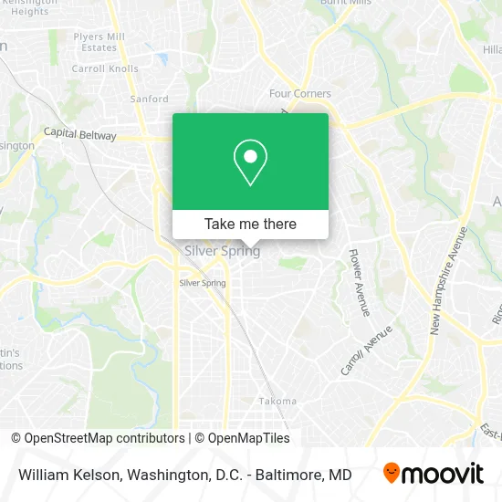 William Kelson map