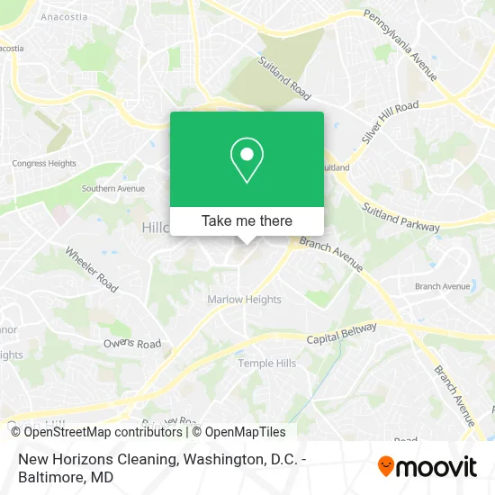 New Horizons Cleaning map