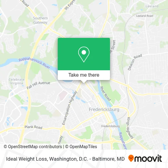 Ideal Weight Loss map