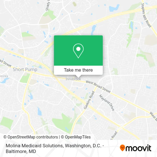 Molina Medicaid Solutions map