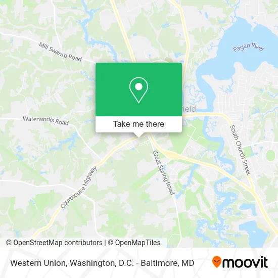Western Union map