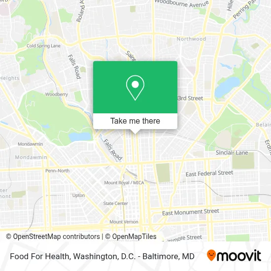 Food For Health map