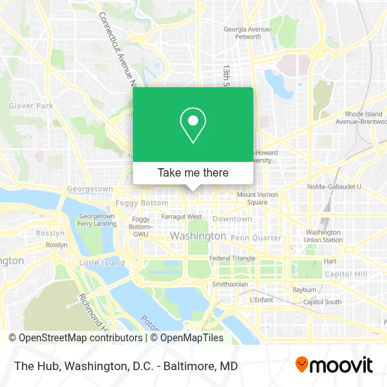 The Hub map