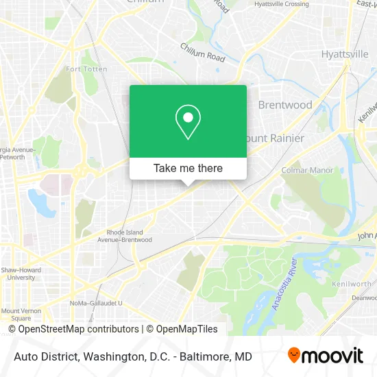 Auto District map
