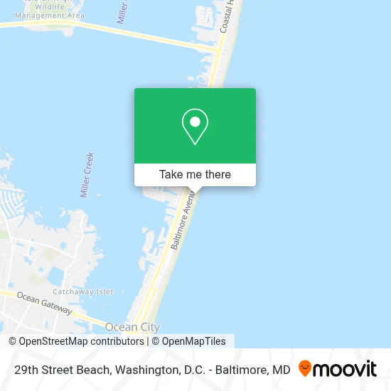 29th Street Beach map