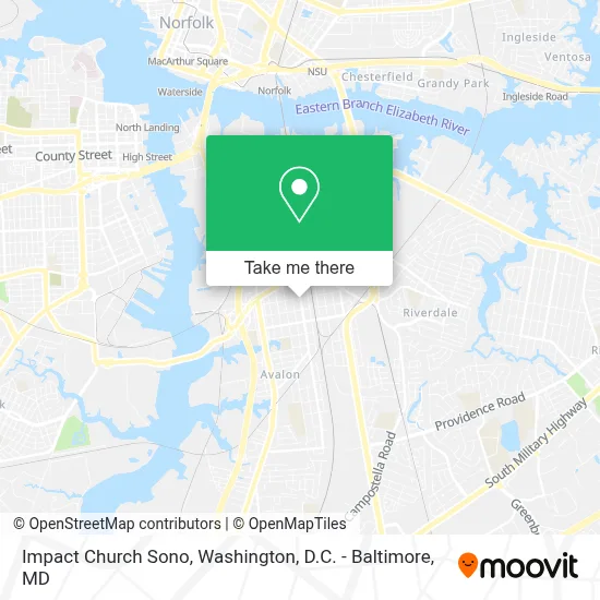 Impact Church Sono map