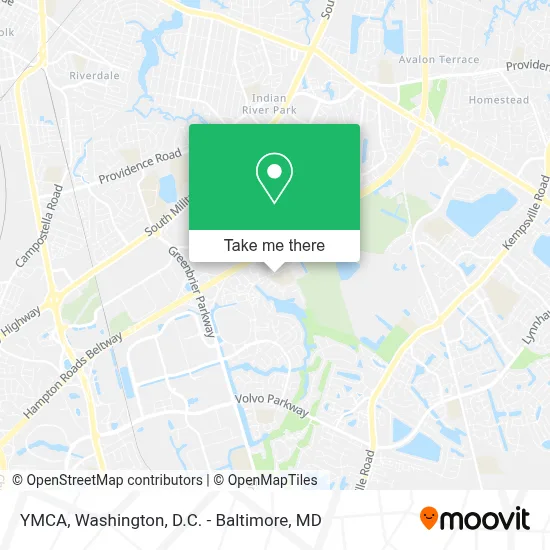 Ymca map