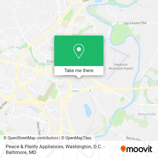 Peace & Plenty Appliances map
