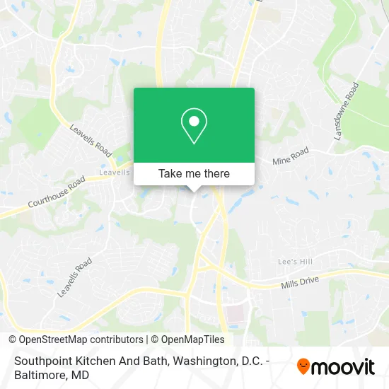 Southpoint Kitchen And Bath map