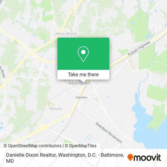 Danielle Dixon Realtor map