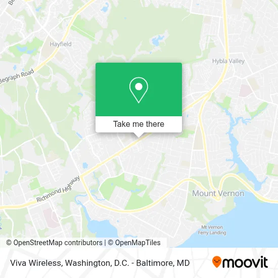 Viva  Wireless map