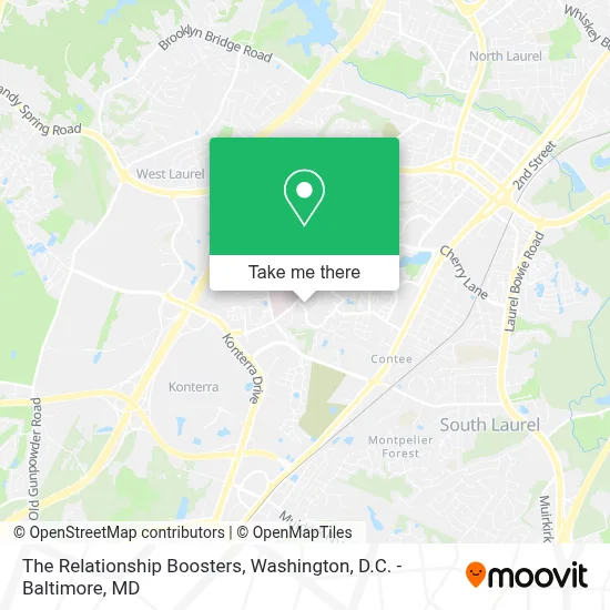 The Relationship Boosters map