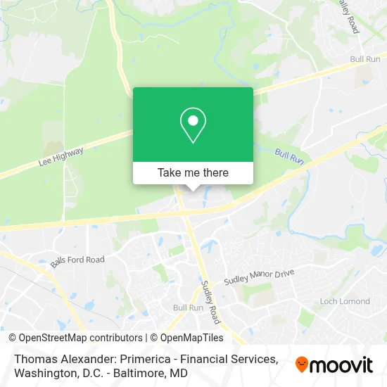 Thomas Alexander: Primerica - Financial Services map