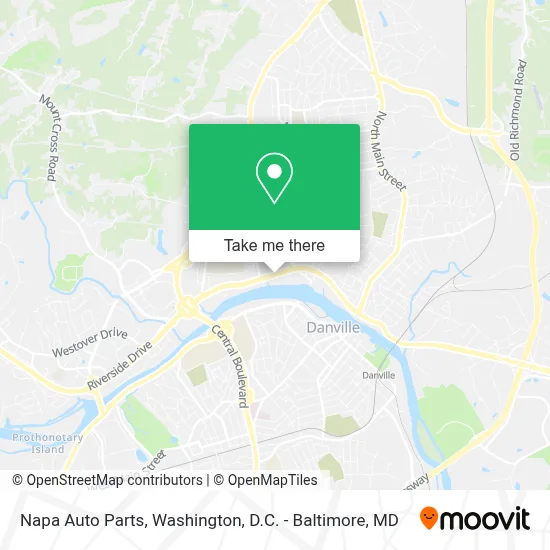 Napa Auto Parts map