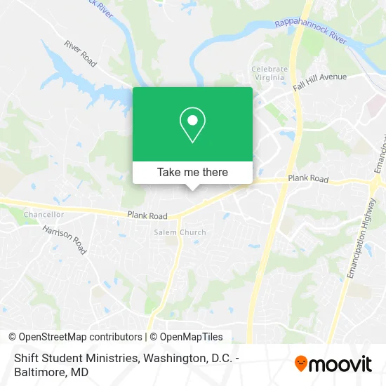 Shift Student Ministries map