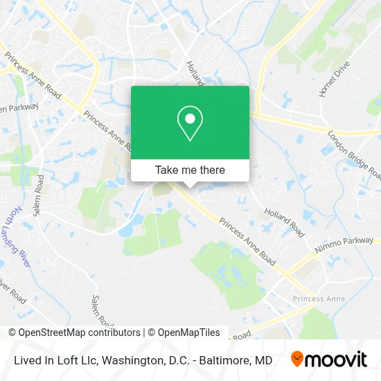 Lived In Loft Llc map